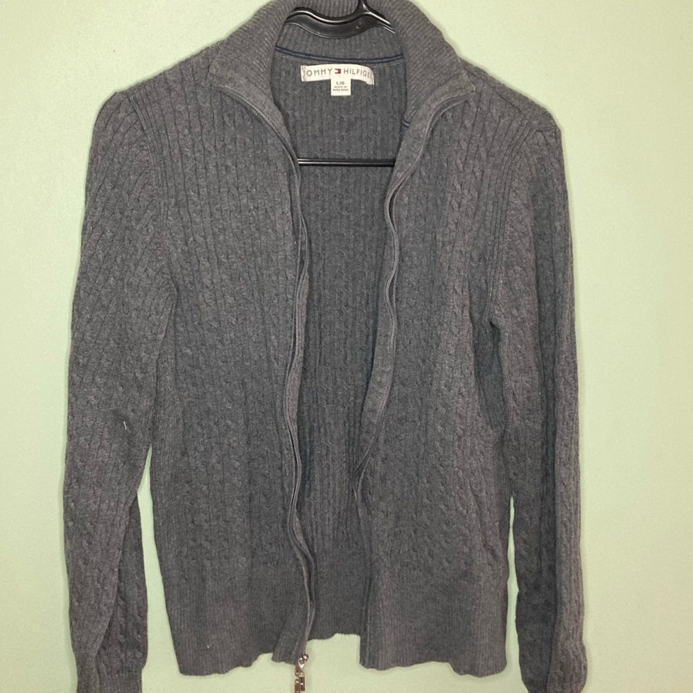 Tommy Hilfiger Zip Up Sweater